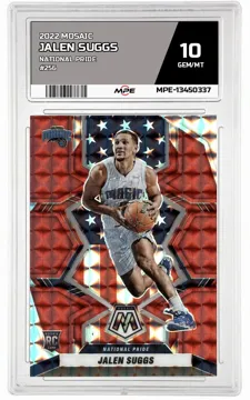2022 MOSAIC NATIONAL PRIDE #256 JALEN SUGGS MPE 10 GEM/MT — graded card up for auction