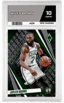 2024 PHOENIX #77 JAYLEN BROWN MPE 10 GEM/MT — graded card up for auction