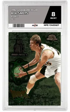 1995 SKYBOX PREMIUM ATOMIC #A3 RIK SMITS MPE 8 NM/MT — graded card up for auction