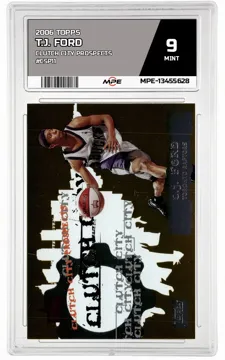 2006 TOPPS CLUTCH CITY PROSPECTS #CSP11 T.J. FORD MPE 9 MINT — graded card up for auction