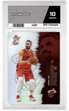 2026 TOPPS SIGNATURE CLASS #15 KEVIN LOVE MPE 10 GEM/MT — graded card up for auction