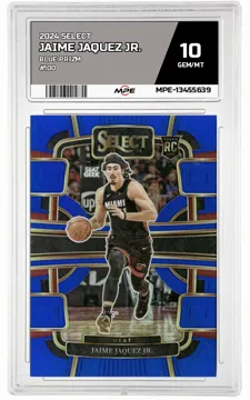 2024 SELECT BLUE PRIZM #100 JAIME JAQUEZ JR. MPE 10 GEM/MT — graded card up for auction