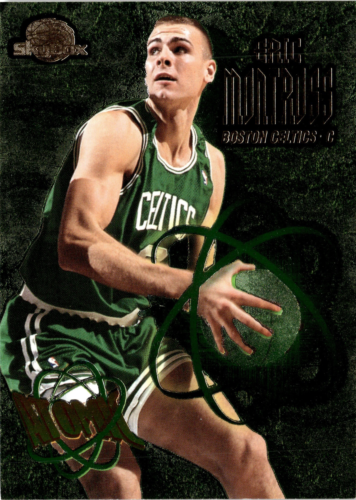 1995 Skybox Premium Eric Montross graded slab