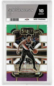 2024 SELECT PRIZM #77 SCOOT HENDERSON MPE 10 GEM/MT — graded card up for auction