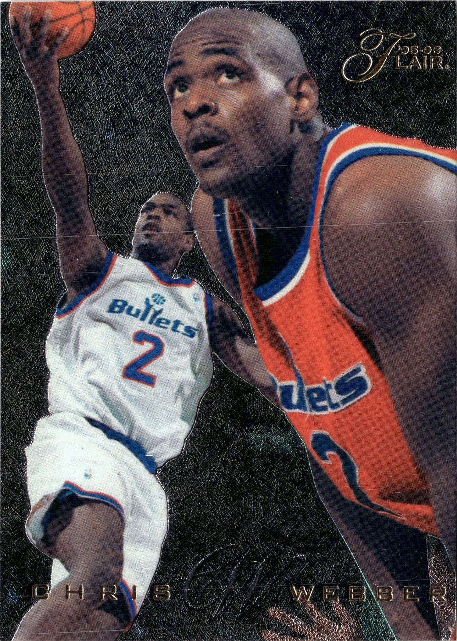 1995 Flair Chris Webber graded slab