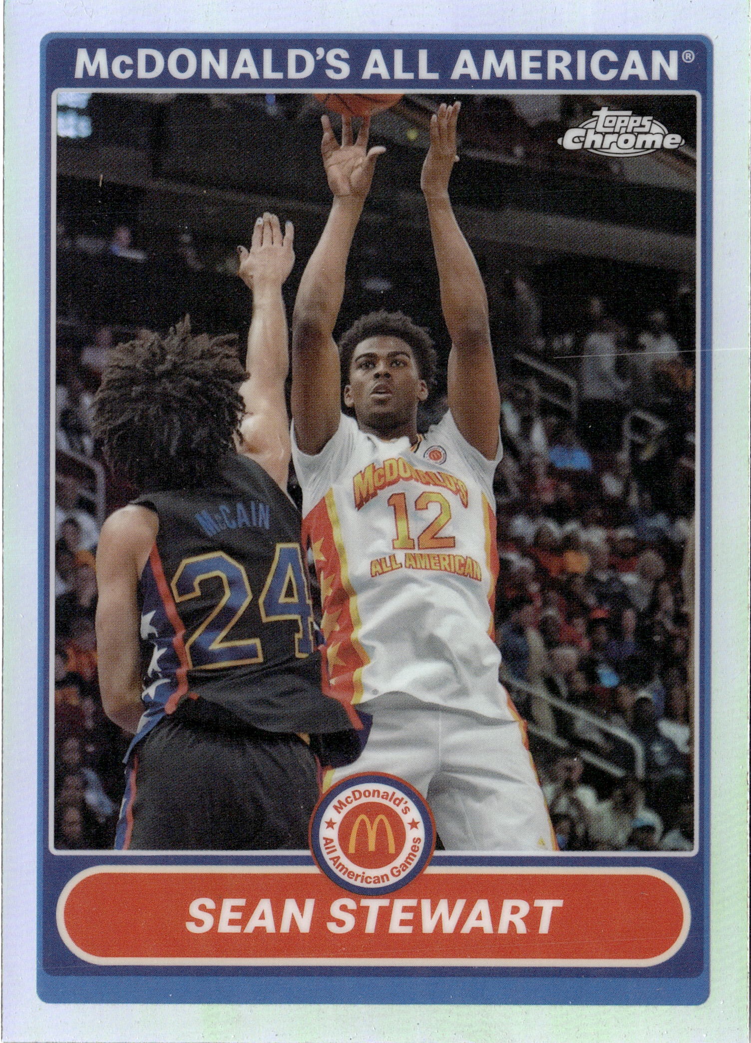 2023 Topps Chrome Sean Stewart graded slab