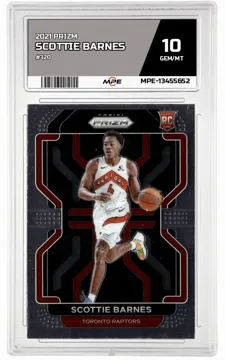2021 PRIZM #320 SCOTTIE BARNES MPE 10 GEM/MT — graded card up for auction
