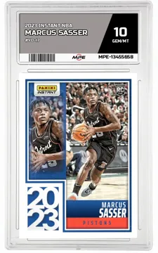 2023 INSTANT NBA #YO-17 MARCUS SASSER MPE 10 GEM/MT — graded card up for auction