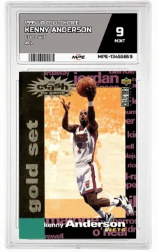 1995 UD COLL CHOICE GOLD SET #C2 KENNY ANDERSON MPE 9 MINT — graded card up for auction