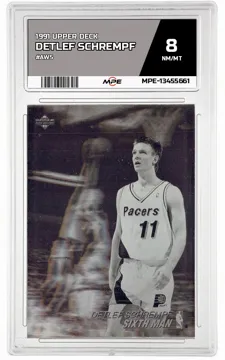 1991 UPPER DECK #AW5 DETLEF SCHREMPF MPE 8 NM/MT — graded card up for auction