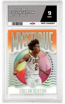 2021 ILLUSIONS MYSTIQUE-ORANGE #1 COLLIN SEXTON MPE 9 MINT — graded card up for auction