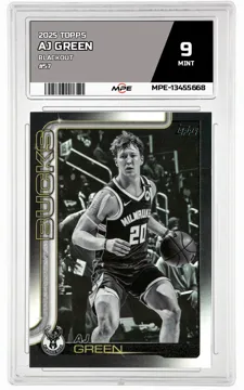 2025 TOPPS BLACKOUT #57 AJ GREEN MPE 9 MINT — graded card up for auction