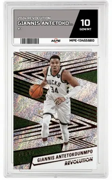 2024 REVOLUTION #3 GIANNIS ANTETOKOUNMPO MPE 10 GEM/MT — graded card up for auction