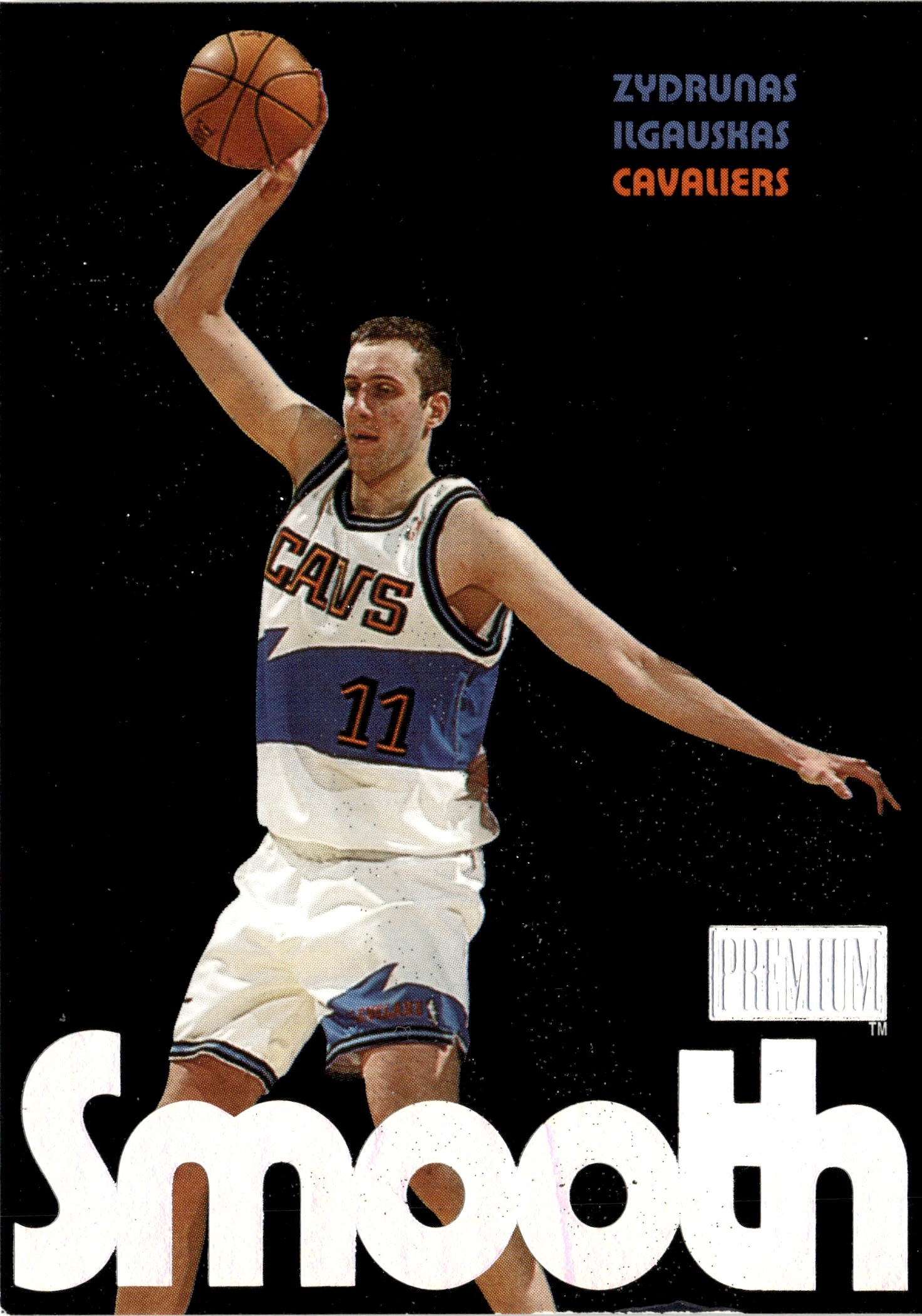 1998 Skybox Premium Zydrunas Ilgauskas graded slab