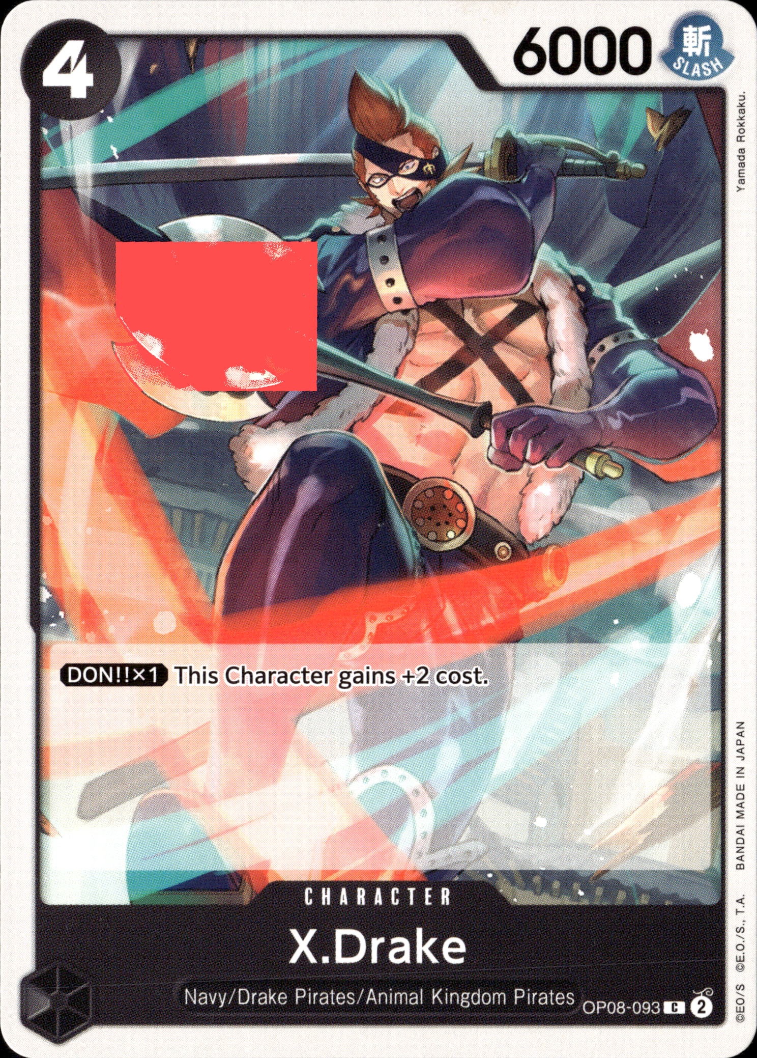 2024 One Piece Op08 En X.Drake graded slab
