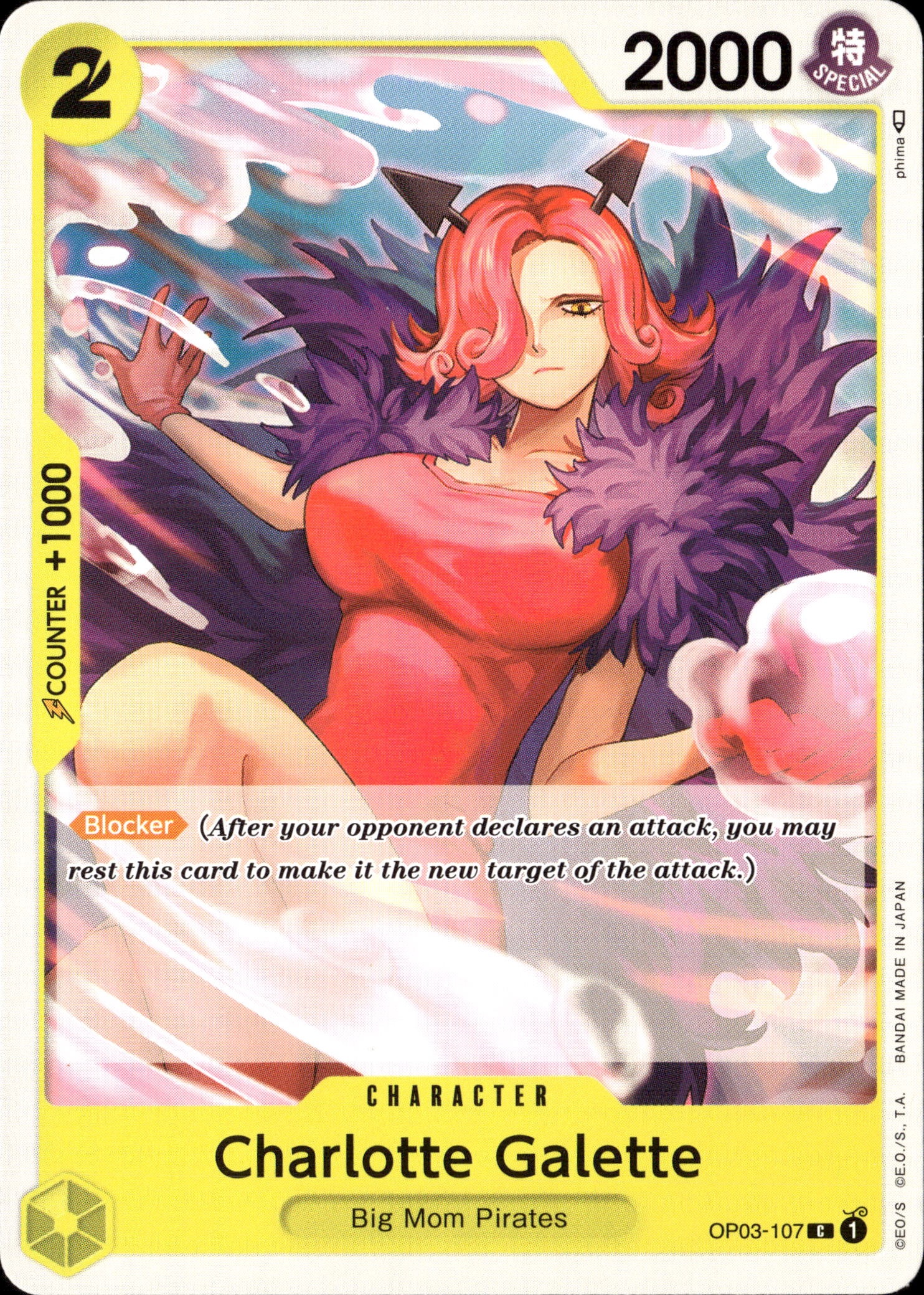 2023 One Piece Op03 En Charlotte Galette graded slab