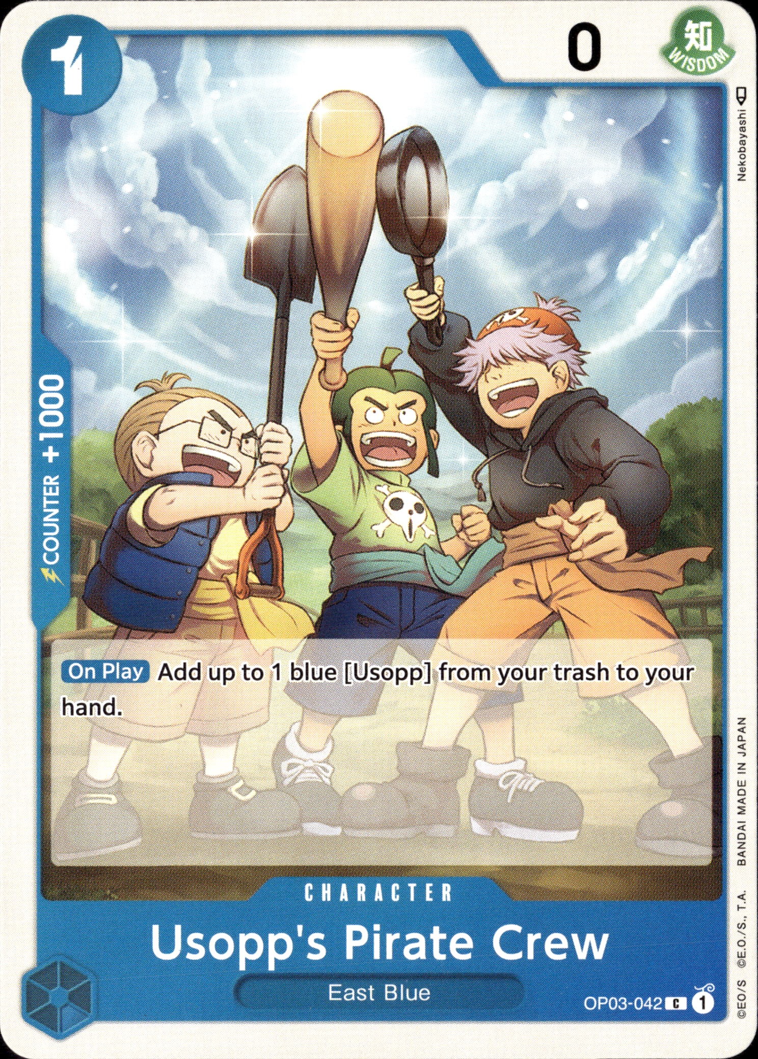 2023 One Piece Op03 En Usopp'S Pirate Crew graded slab