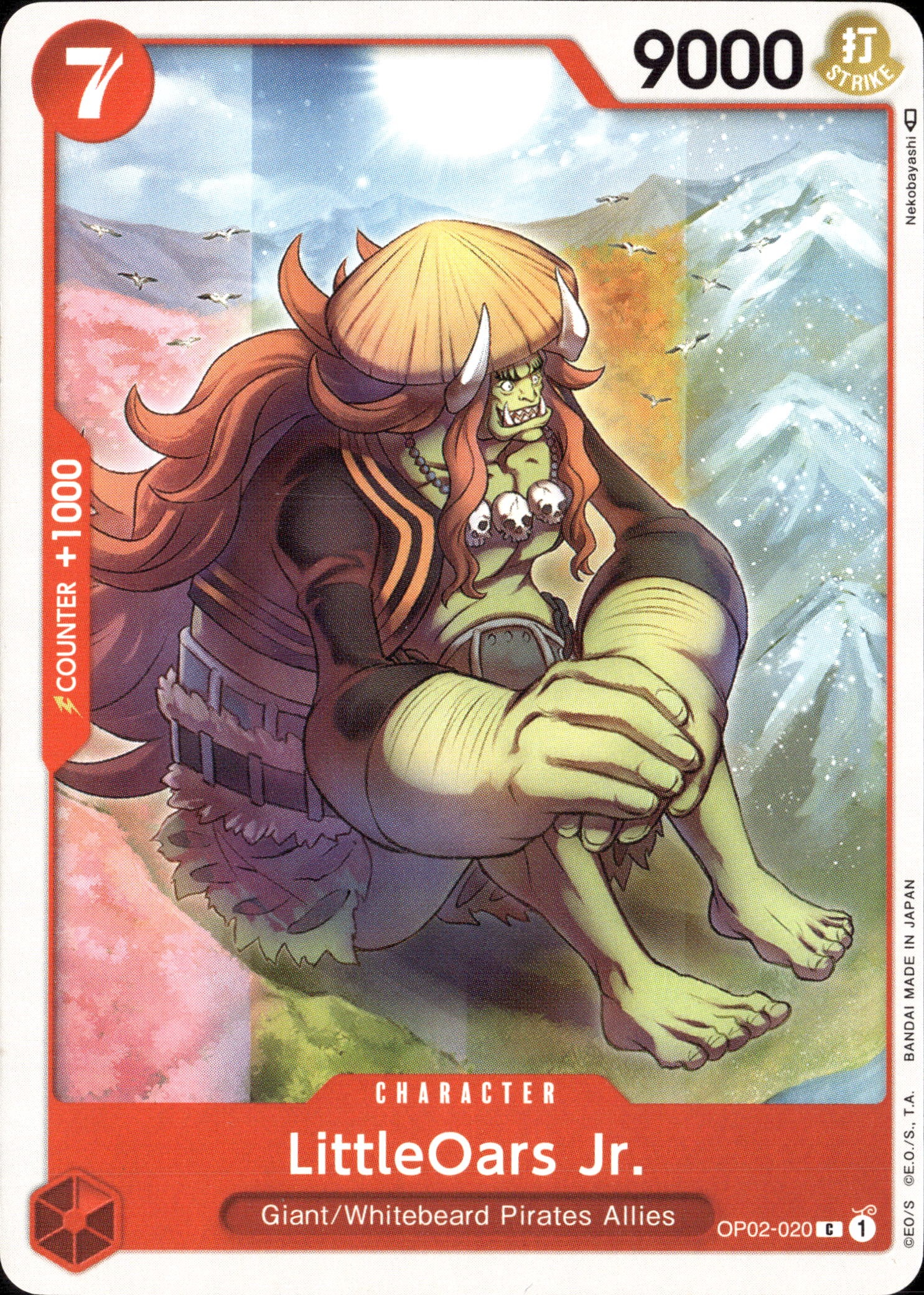2023 One Piece Op02 En Littleoars Jr. graded slab