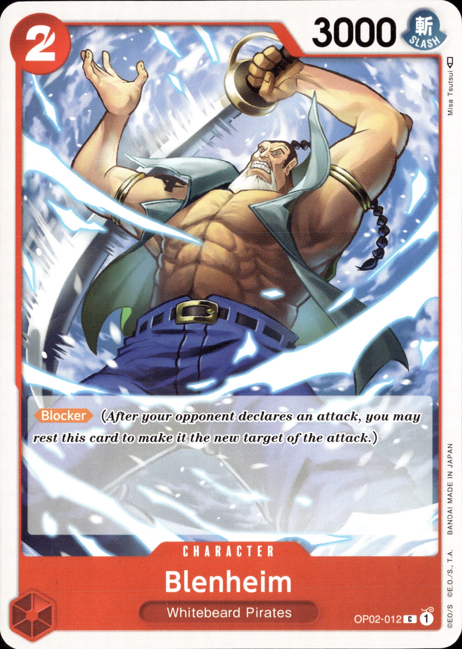 2023 One Piece Op02 En Blenheim graded slab