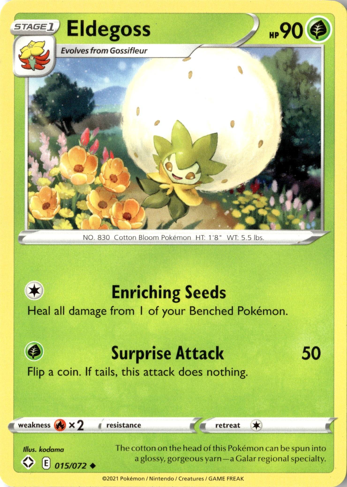 Eldegoss graded slab