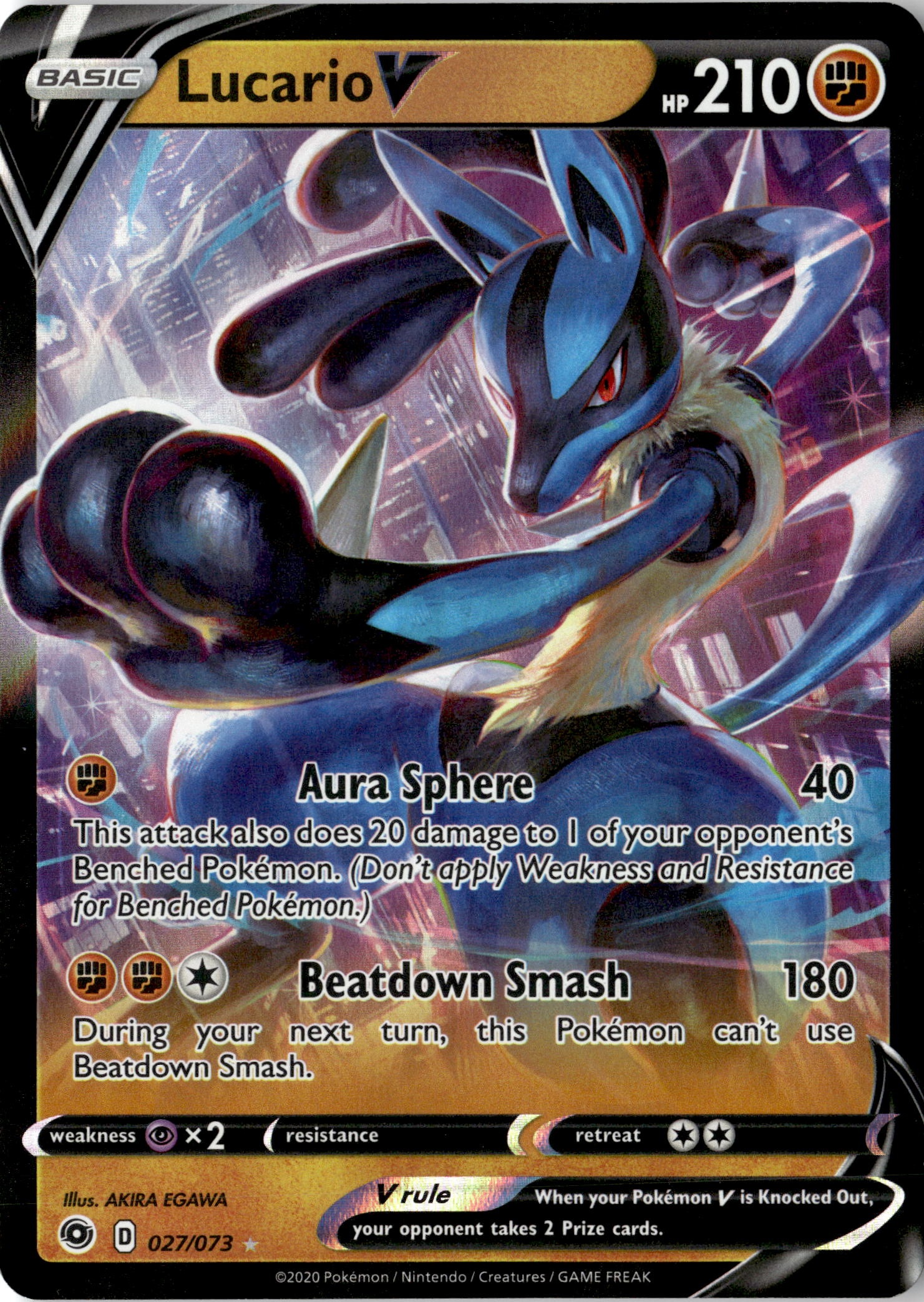 Lucario V graded slab