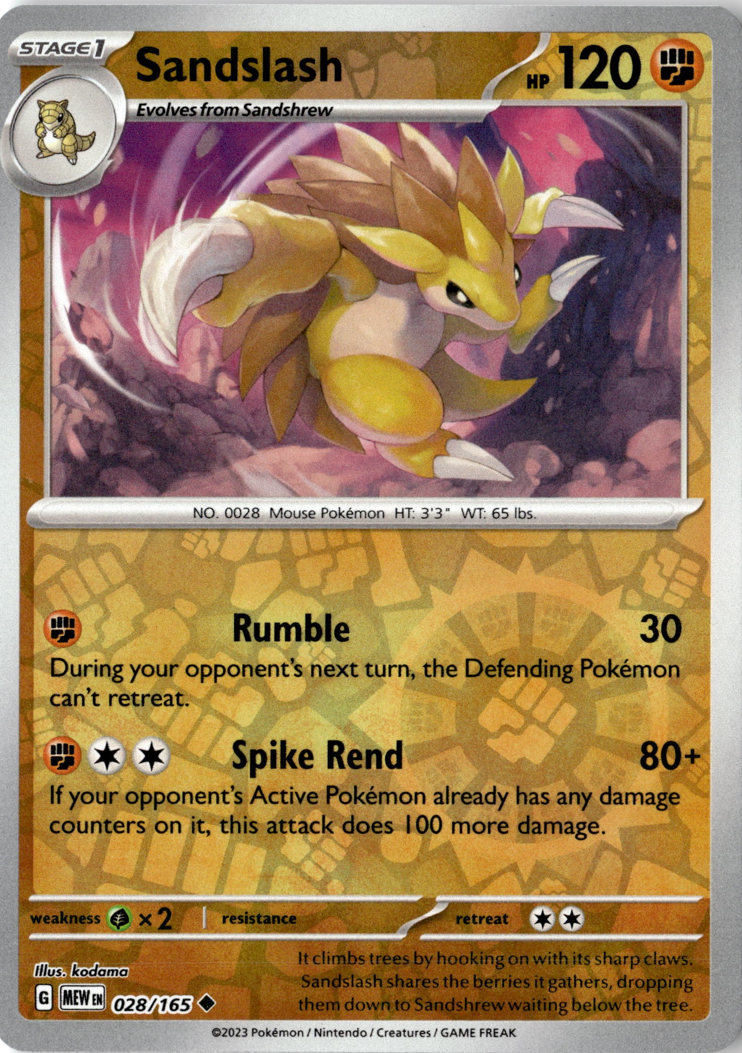 Sandslash graded slab