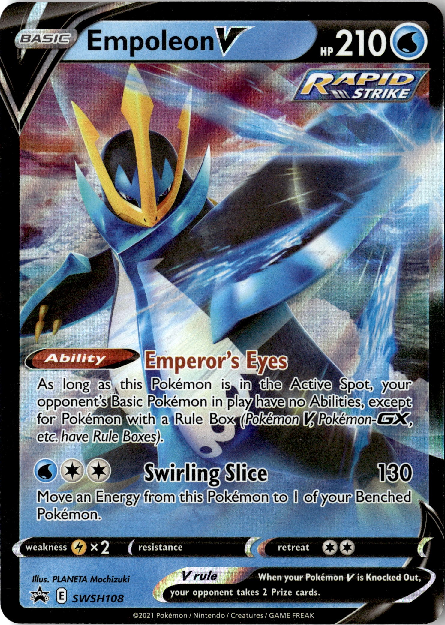 Empoleon V graded slab