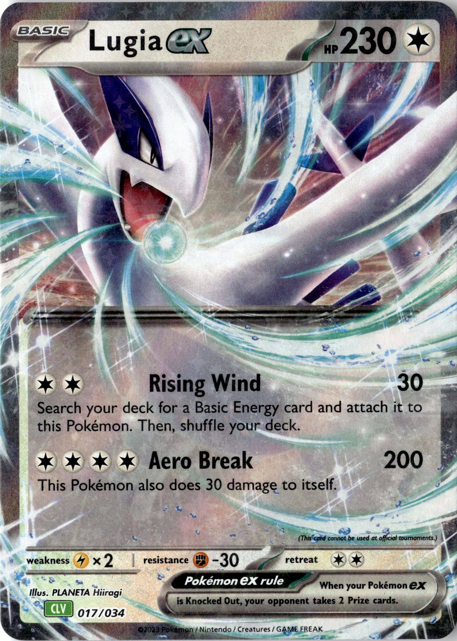 Lugia Ex graded slab
