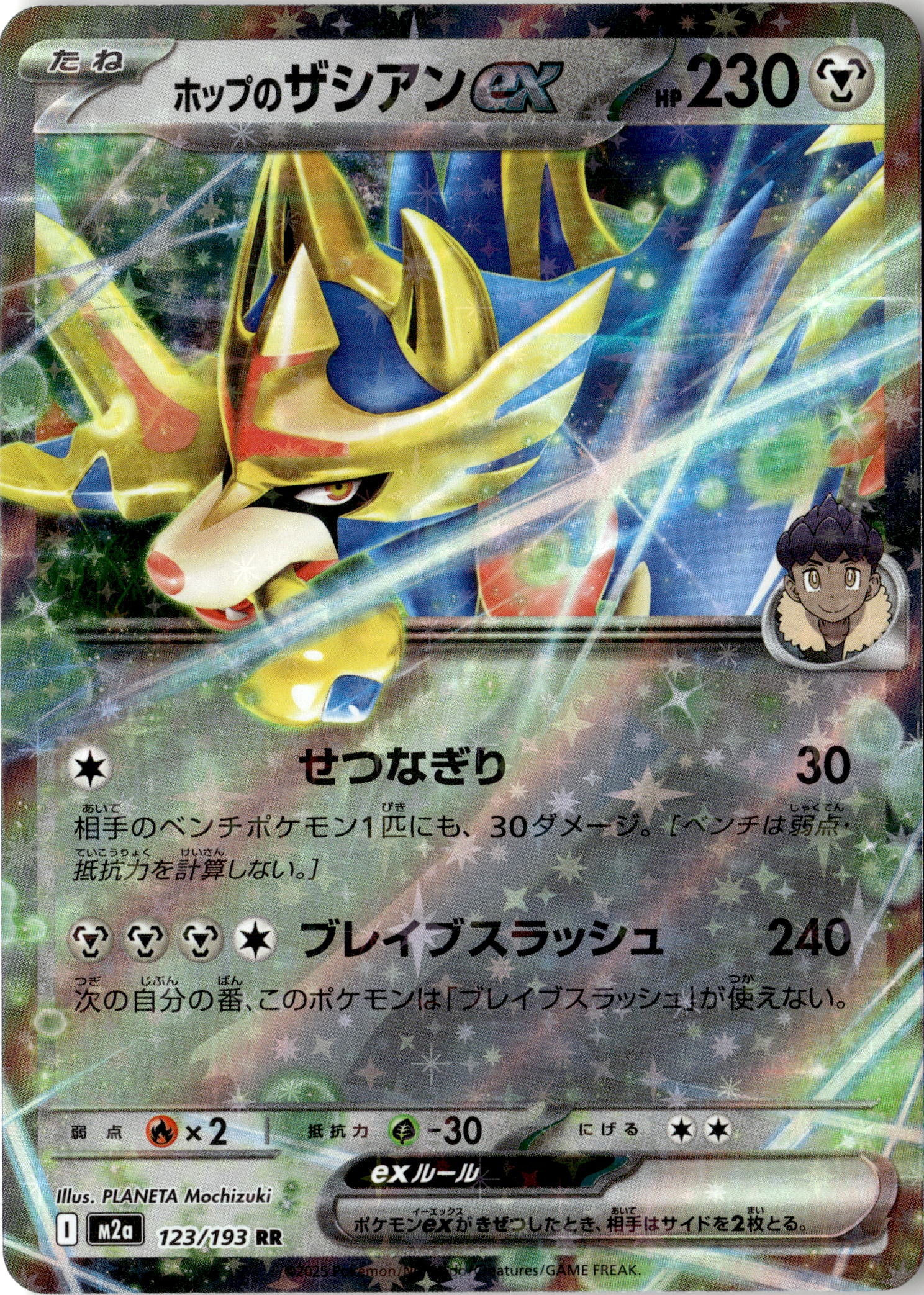 Hop'S Zacian Ex graded slab