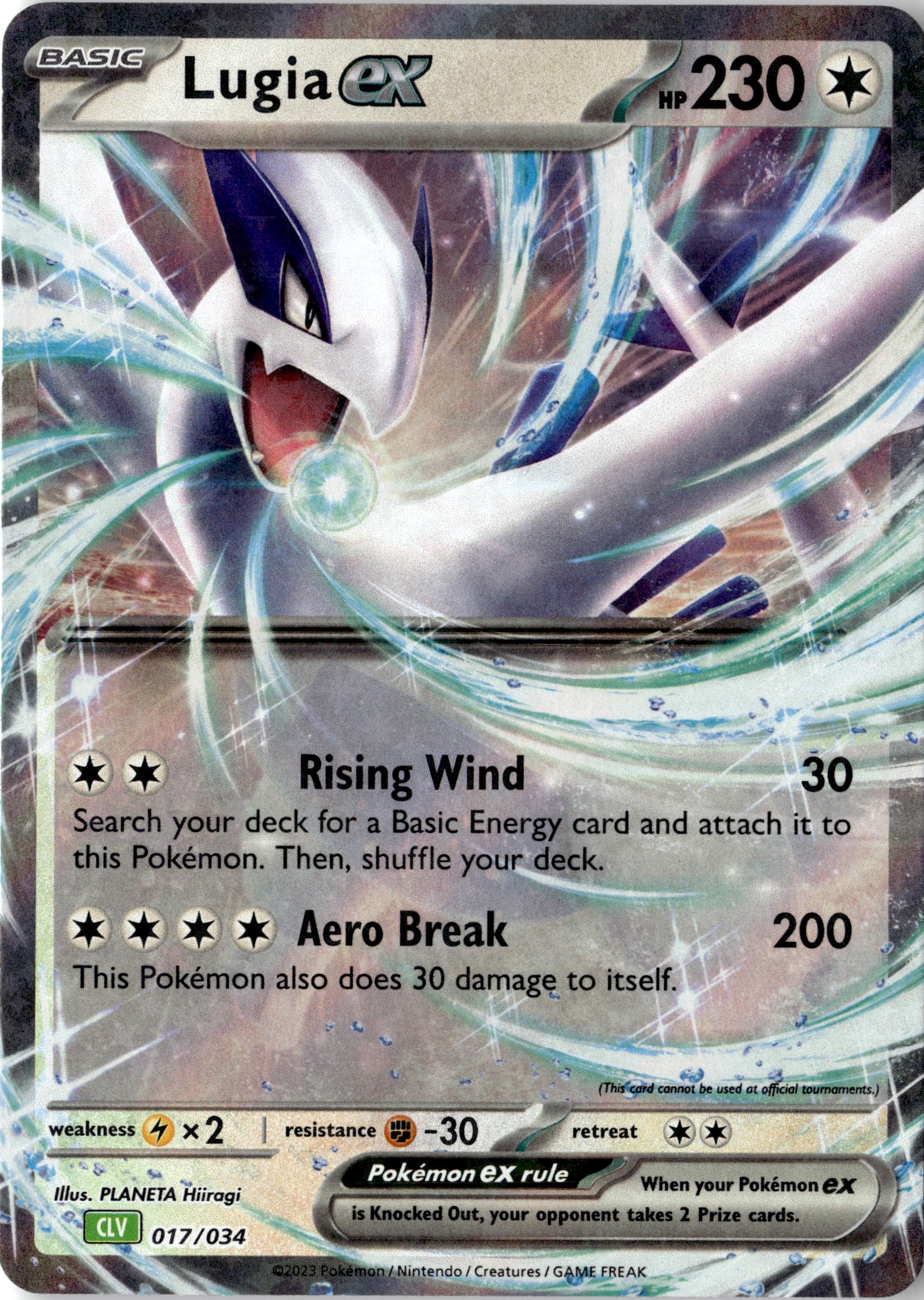 2015 Pokemon Dcr En Lugia Ex graded slab