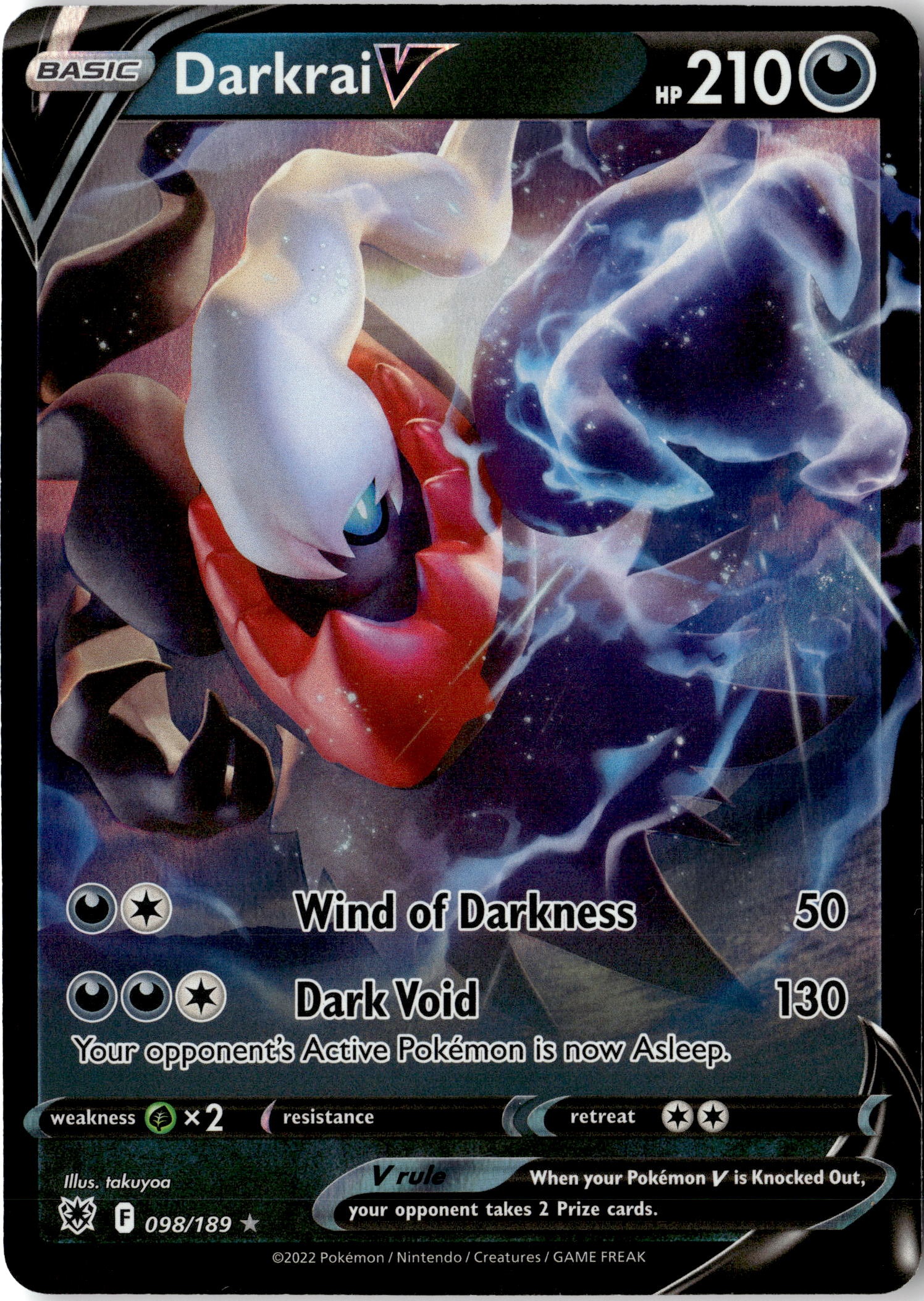 Darkrai V graded slab