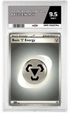 2023 MEGA EVOLUTION ENERGIES #8 BASIC ENERGY MPE 9.5 MINT+ — graded card up for auction