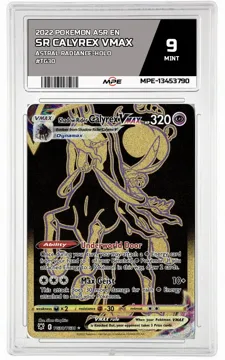 2022 POKEMON ASR EN Astral Radiance-HOLO #TG30 SR CALYREX VMAX MPE 9 MINT — graded card up for auction