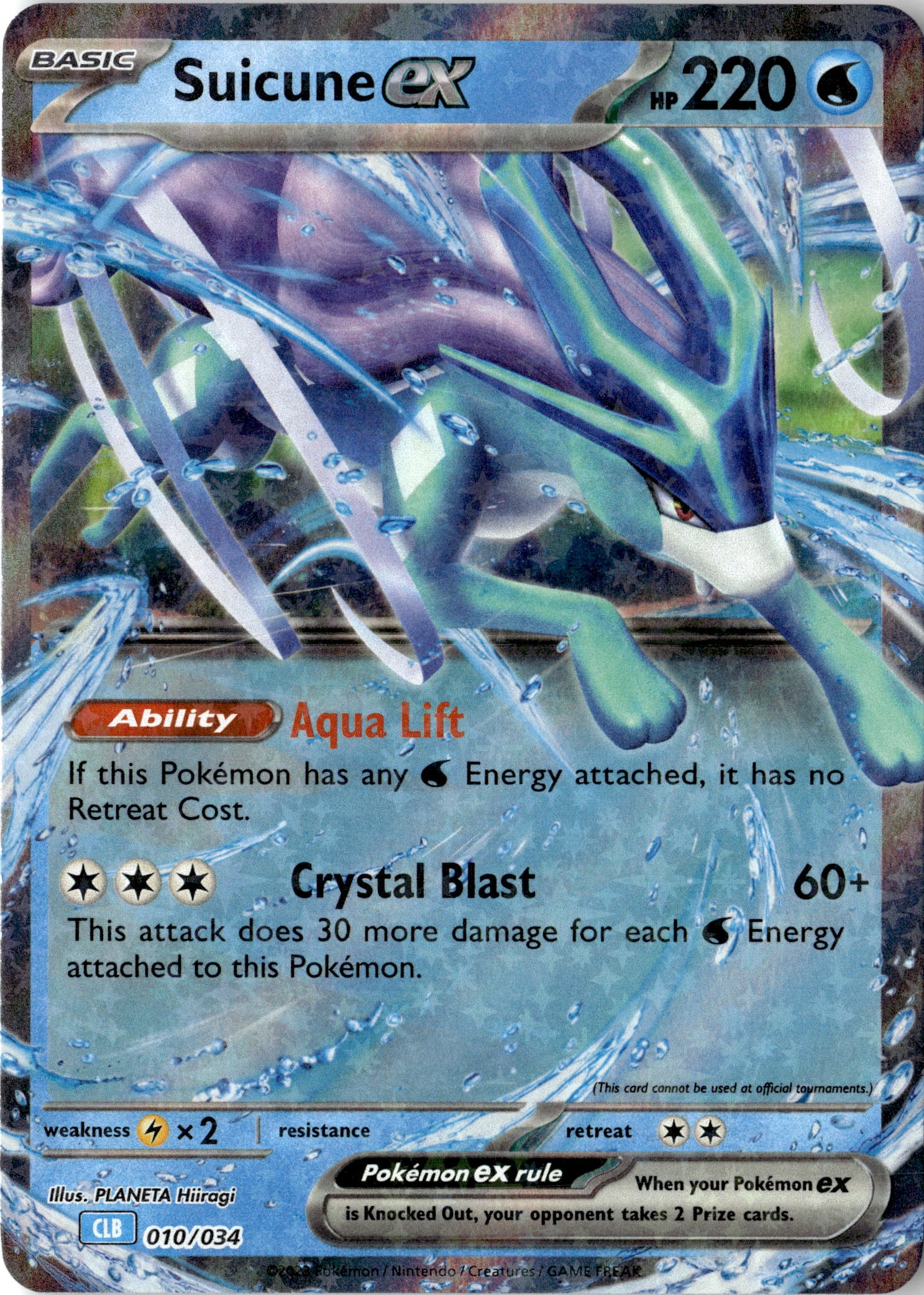 2015 Pokemon Dcr En Suicune Ex graded slab