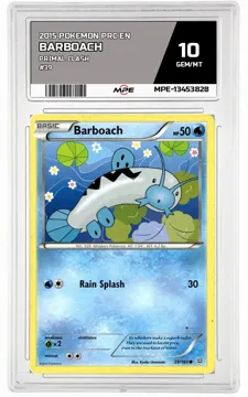 2015 POKEMON PRC EN Primal Clash #39 Barboach MPE 10 GEM/MT — graded card up for auction