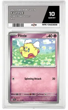 2023 POKEMON SV1 EN Scarlet and Violet #101 Flittle MPE 10 GEM/MT — graded card up for auction