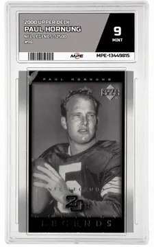 2000 UPPER DECK NFL LEGENDS-/2500 #98 PAUL HORNUNG MPE 9 MINT — graded card up for auction