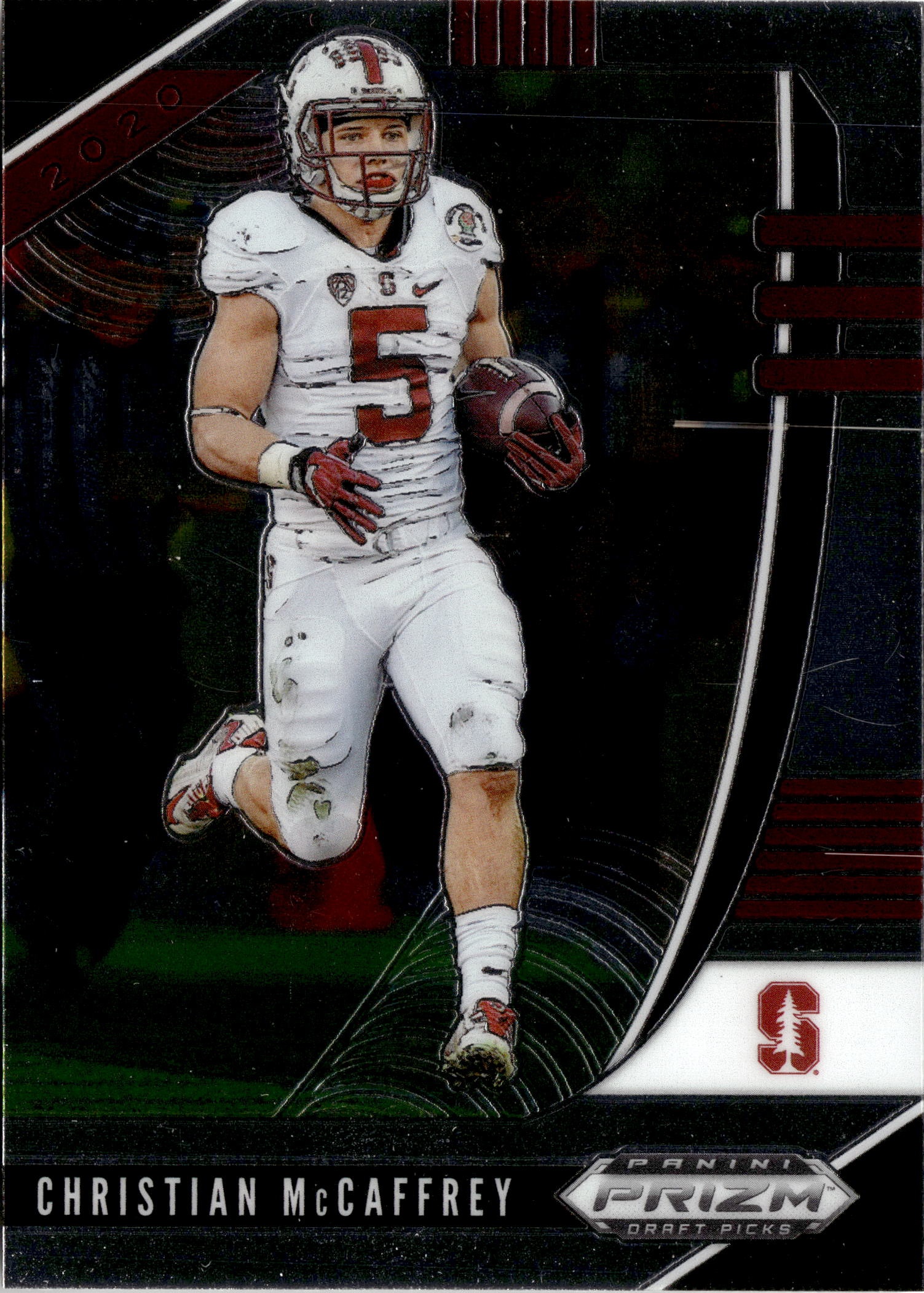 2020 Prizm Draft Christian McCaffrey graded slab