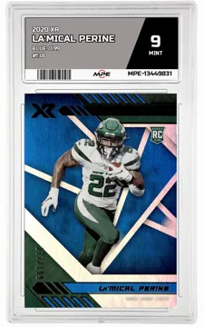 2020 XR BLUE /199 #138 LA'MICAL PERINE MPE 9 MINT — graded card up for auction