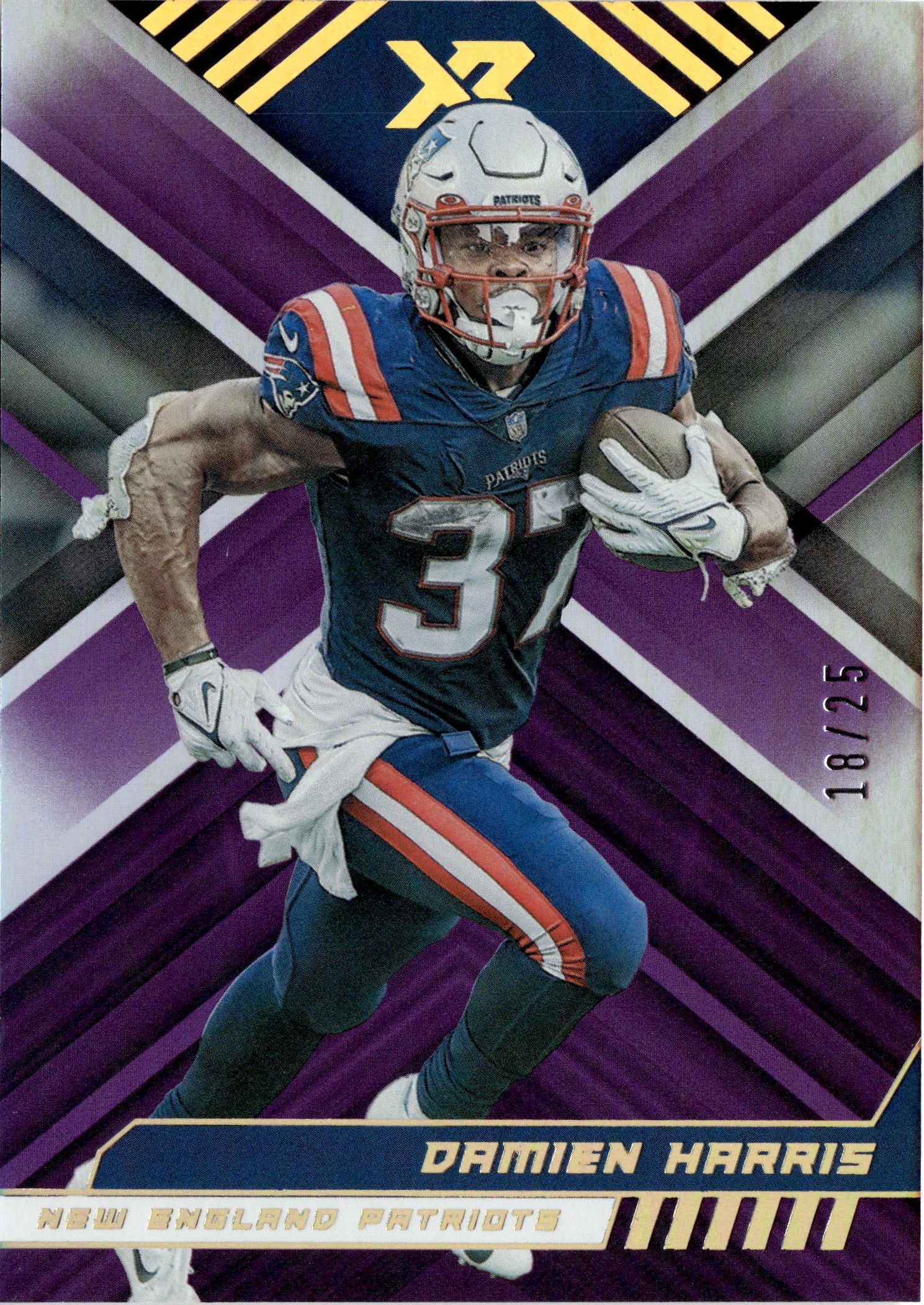 2022 Xr Damien Harris graded slab