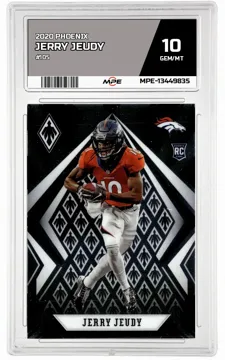 2020 PHOENIX #105 JERRY JEUDY MPE 10 GEM/MT — graded card up for auction