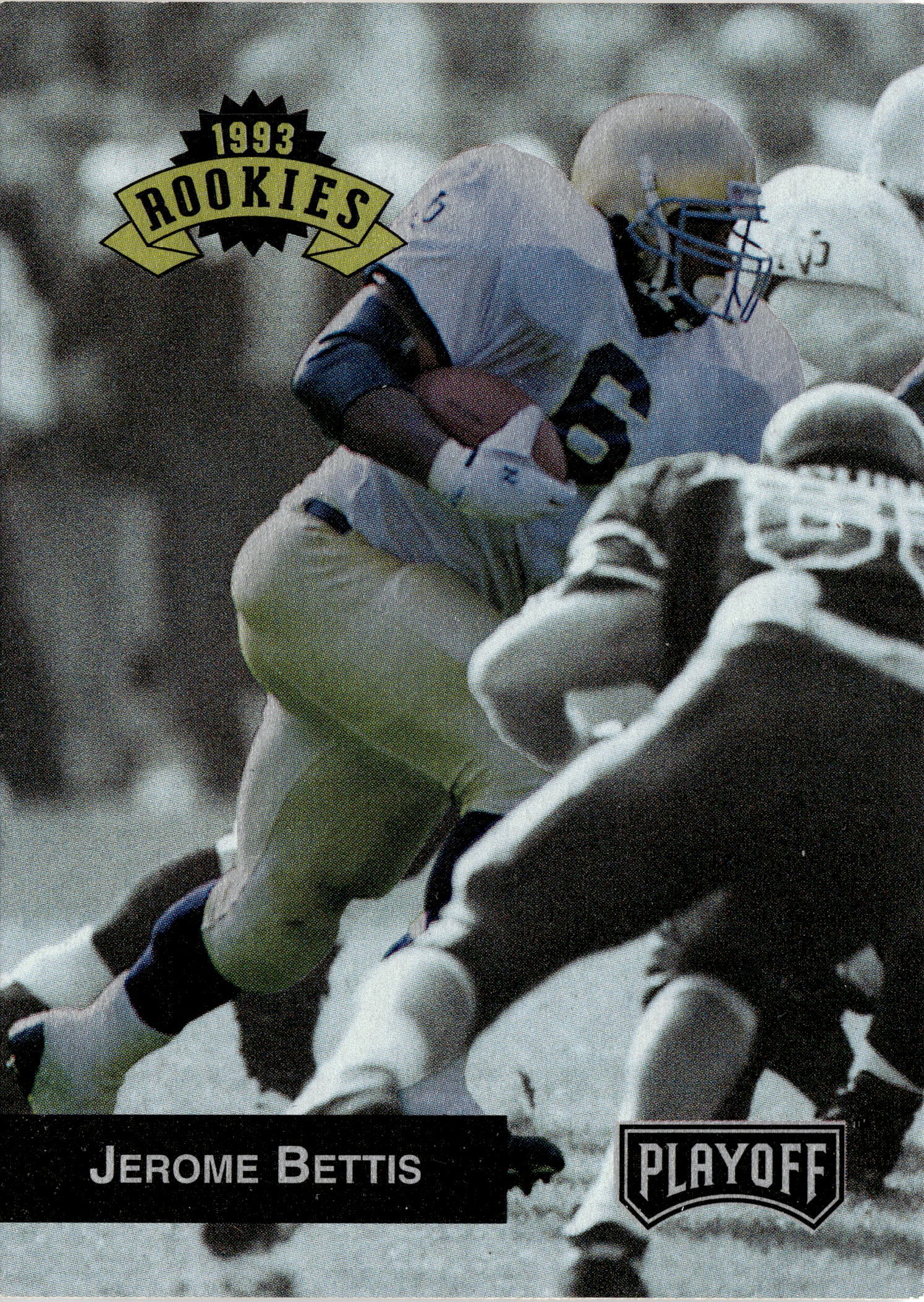 1993 Playoff Jerome Bettis graded slab