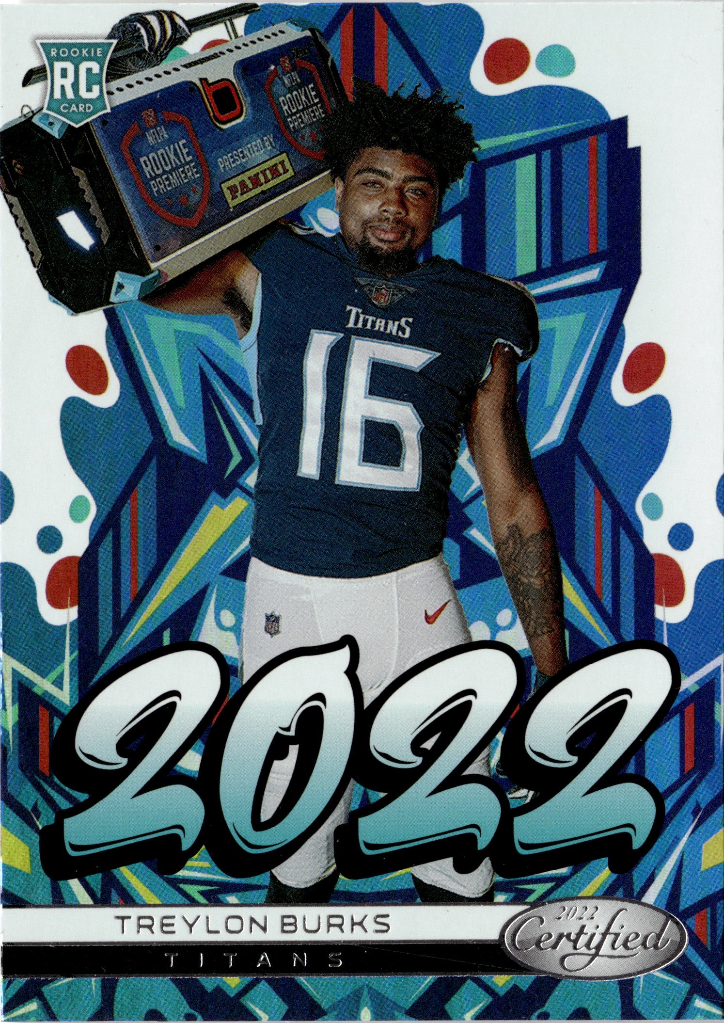 2022 Certified Treylon Burks graded slab