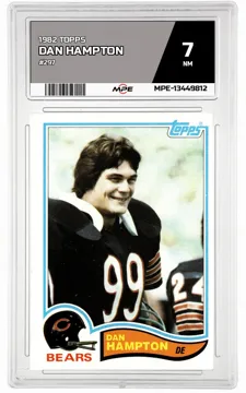 1982 TOPPS #297 DAN HAMPTON MPE 7 NM — graded card up for auction