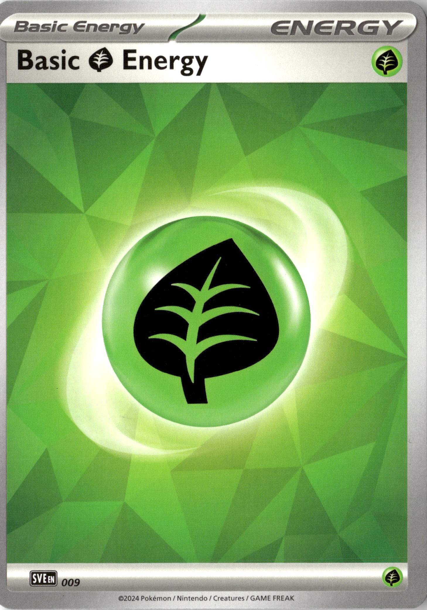 2023 Pokemon Sve En Basic Grass Energy graded slab