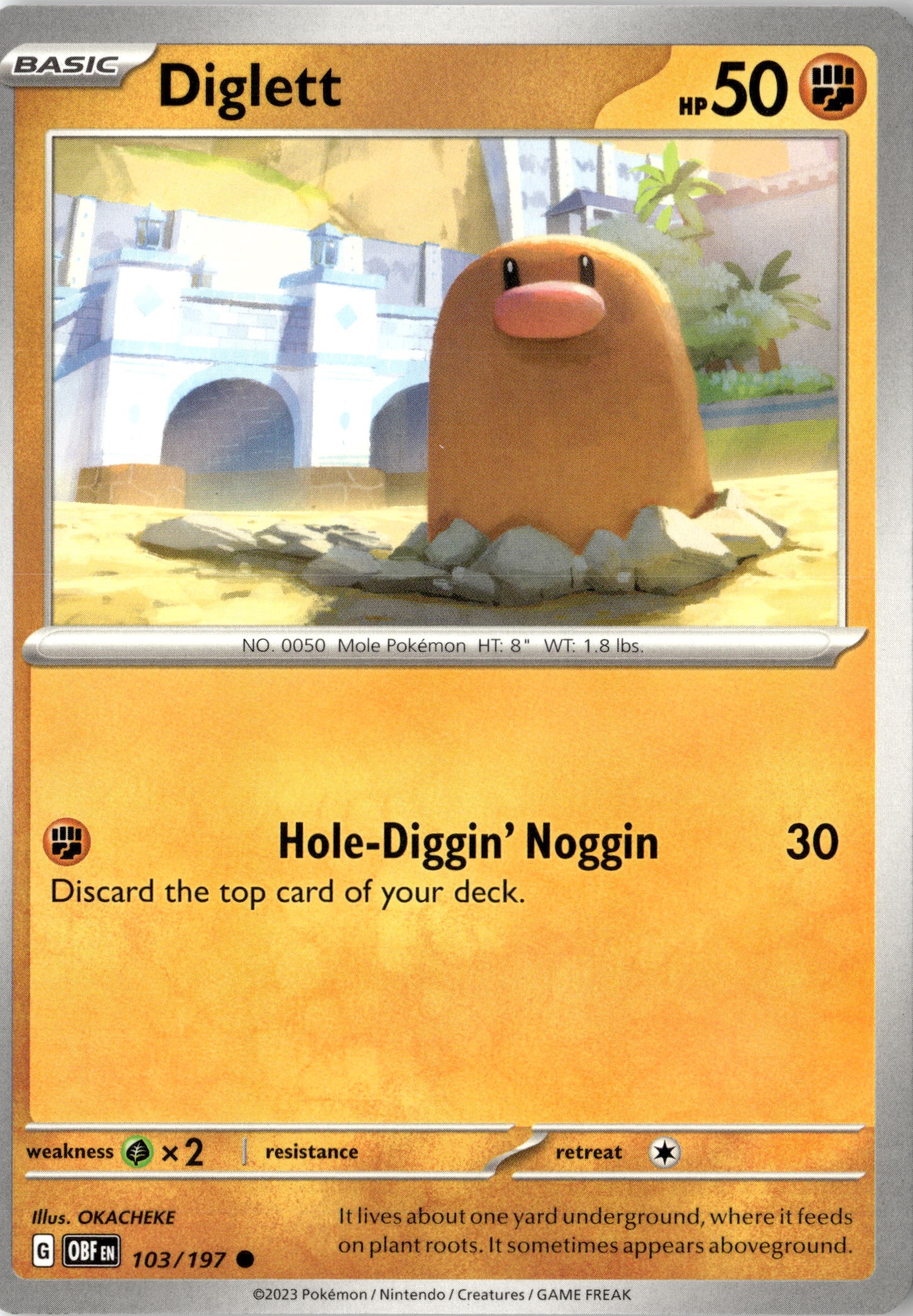 Diglett graded slab