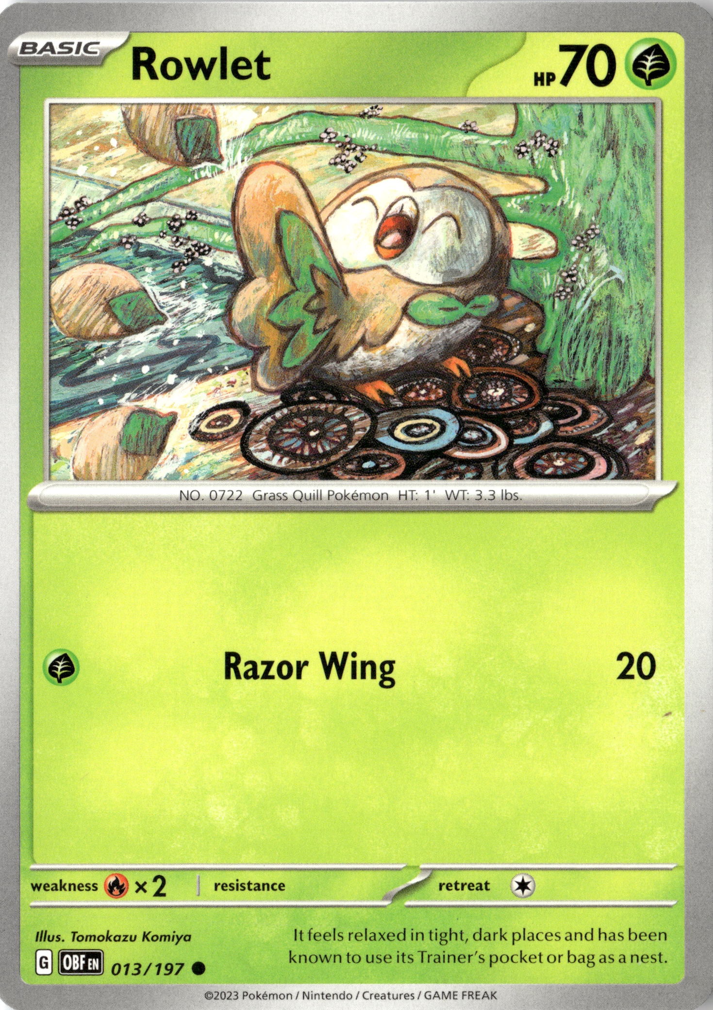 Rowlet graded slab