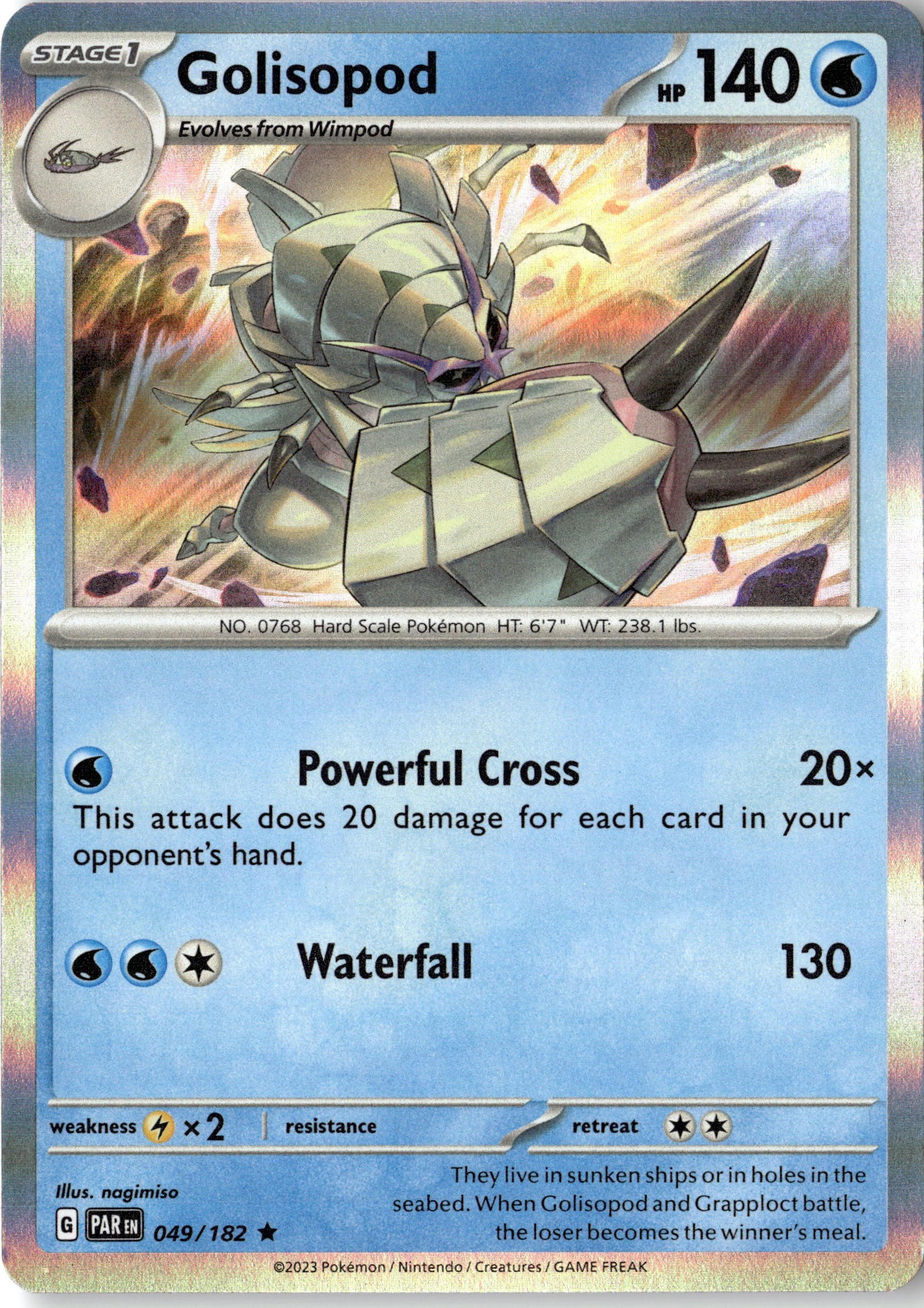 Golisopod graded slab