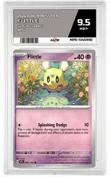 2024 POKEMON SSP EN SURGING SPARKS #094 FLITTLE MPE 9.5 MINT+ — graded card up for auction