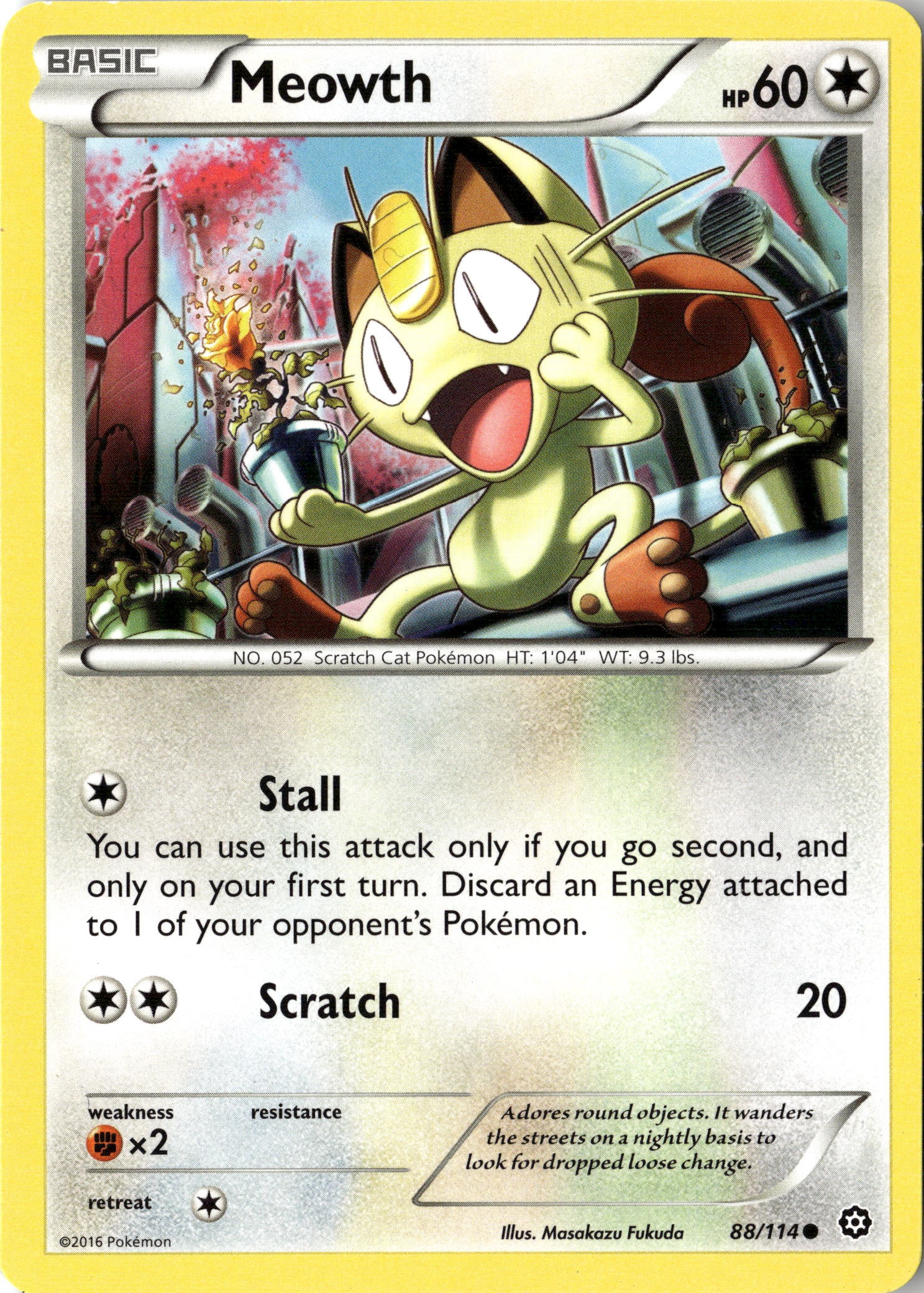 2016 Pokemon Sts En Meowth graded slab